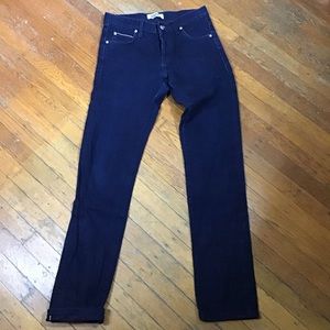 Naked and Famous Mens “Super Skinny Guy” dark wash jeans  Size 31